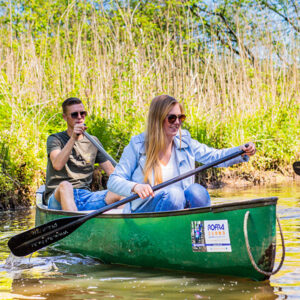 varen in een kano